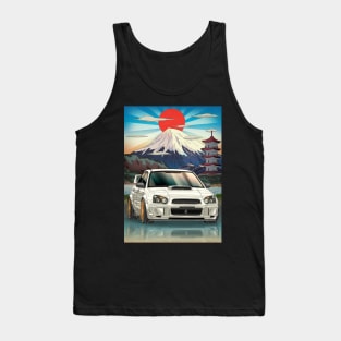 Subaru Impreza WRX STi Blob Eye Japanese Art Style Tank Top